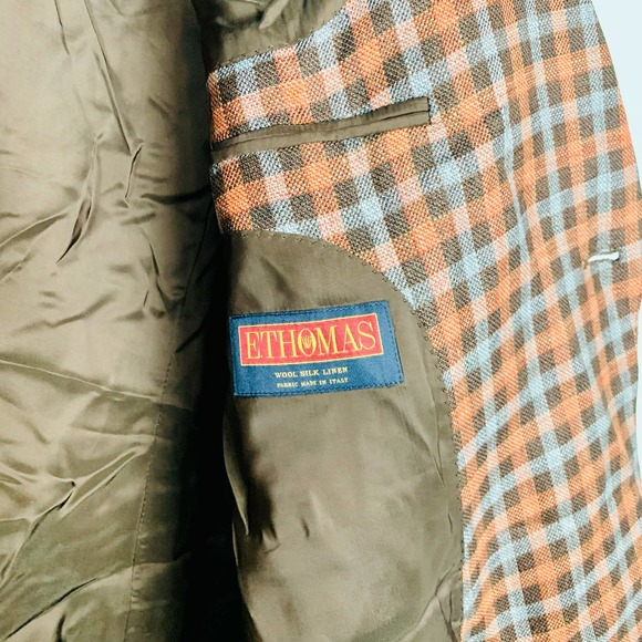 #3 SUISTUDIO | NWT Joss Check Double Breasted Wool & Silk Long Jacket Size 10 - Picture 11 of 14